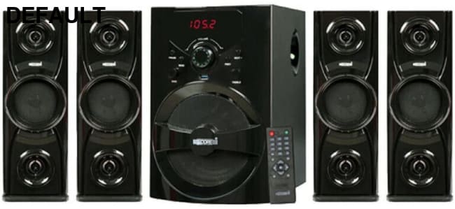 ’8’’ 4.1 Channel Bluetooth Speakers Black / US Home Theater Systems