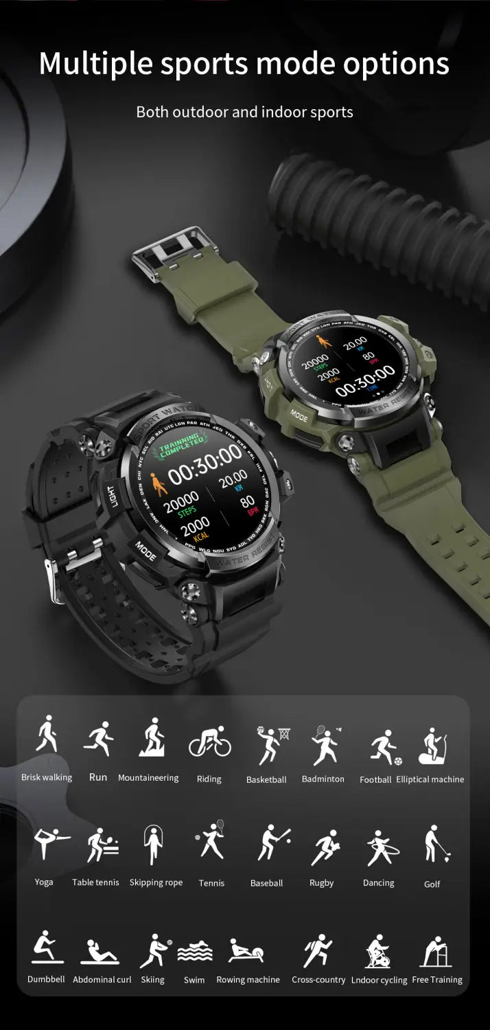 LC16 smartwatch Bluetooth call outdoor three defense heart rate monitoring smart watch