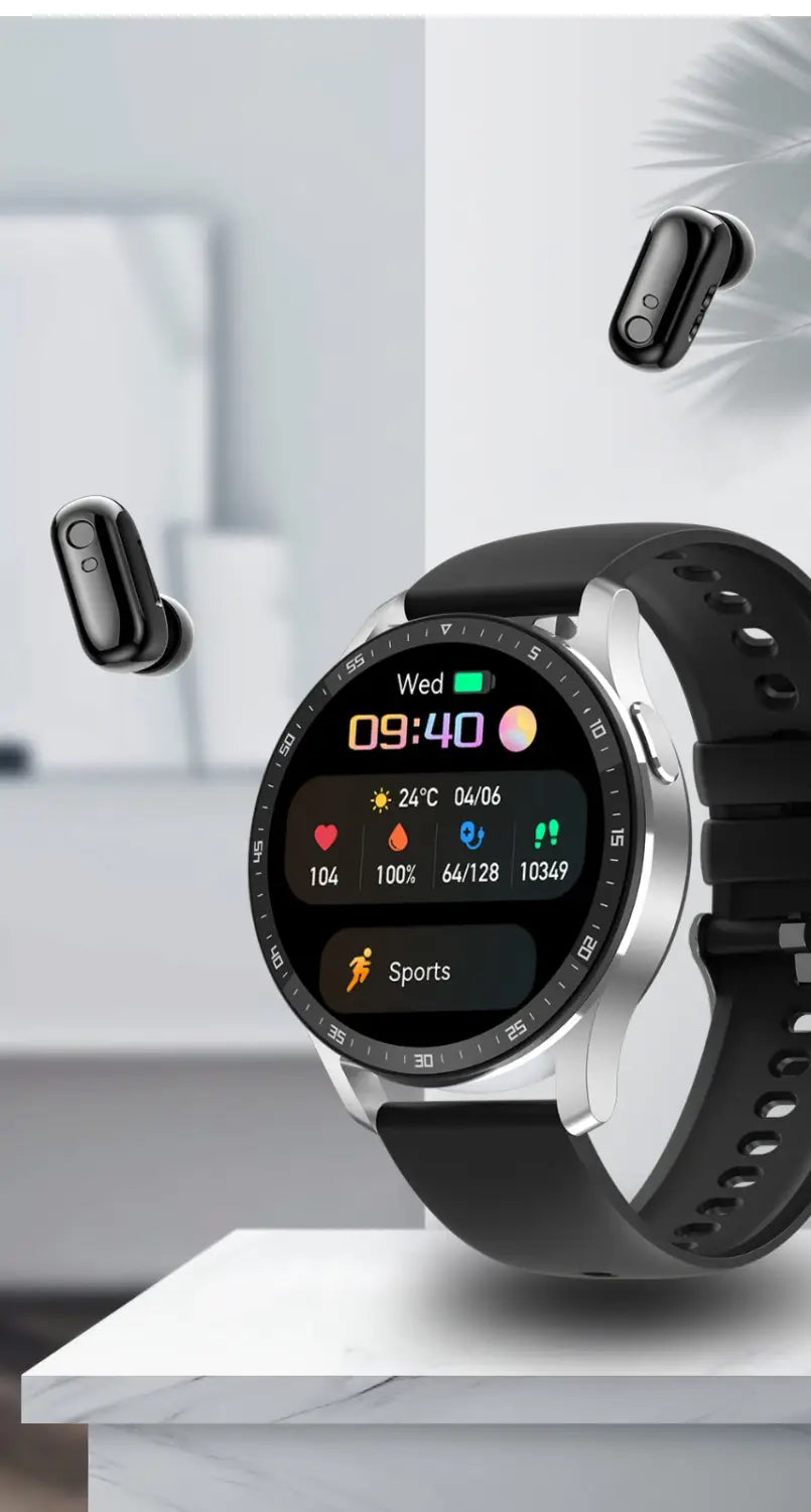 X7 smart watch TWS Bluetooth headset two in one call ultra thin sports bracelet