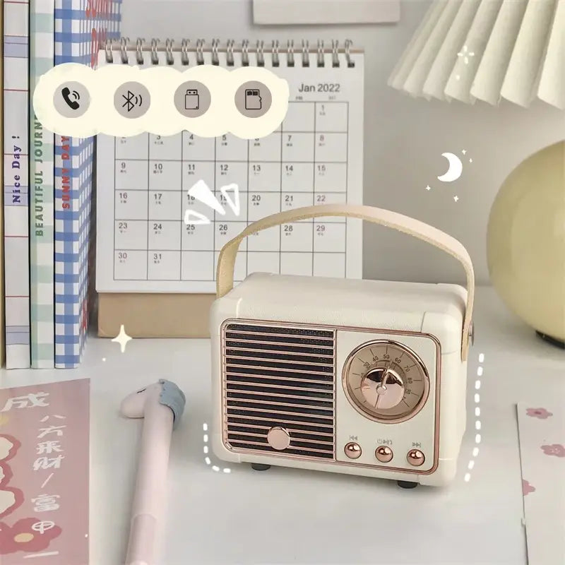 Diy Retro Mini Portable Card Speaker