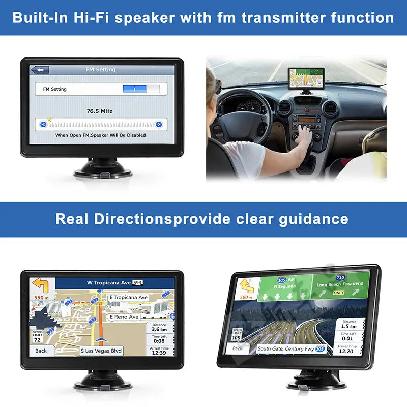 Portable 7inch Car GPS Navigator for Universal Use in Cars