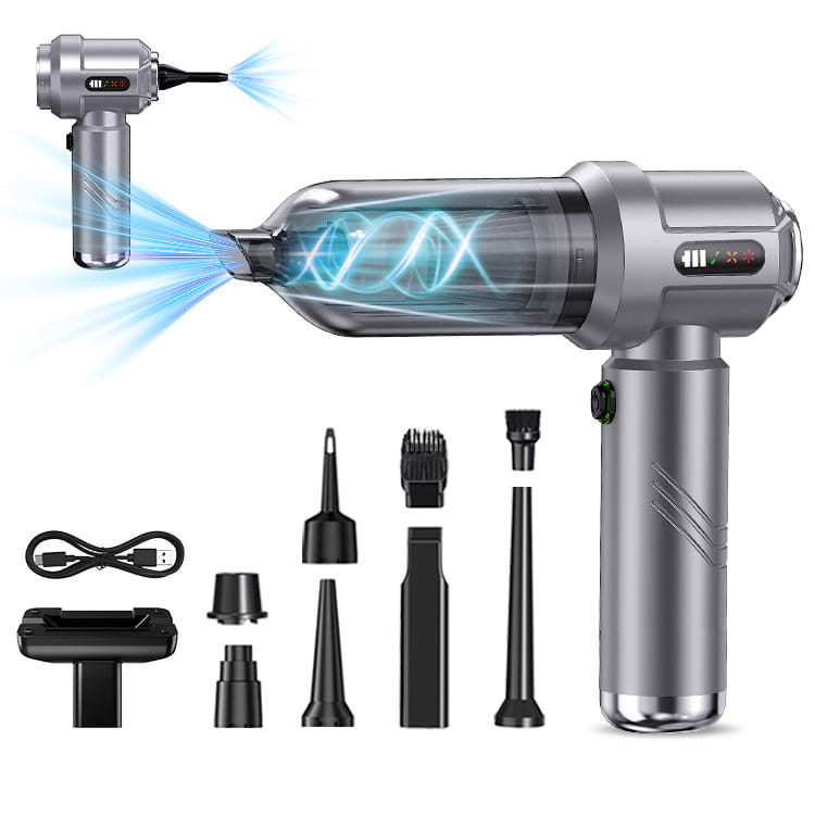 Car vacuum cleaner small high suction household car portable inflatable dual-use handheld dust blower
