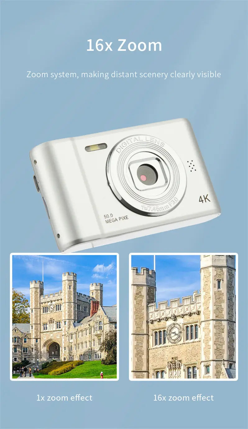 HD D04 Digital Retro Camera Portable Campus Entry Small CCD