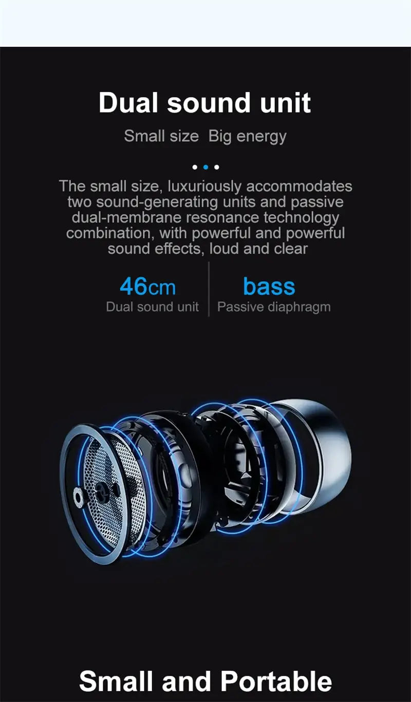 Support FM Bluetooth Speaker Portable Wireless Speakers Subwoofer Outdoor Waterproof Loudspeaker Stereo Surround TF