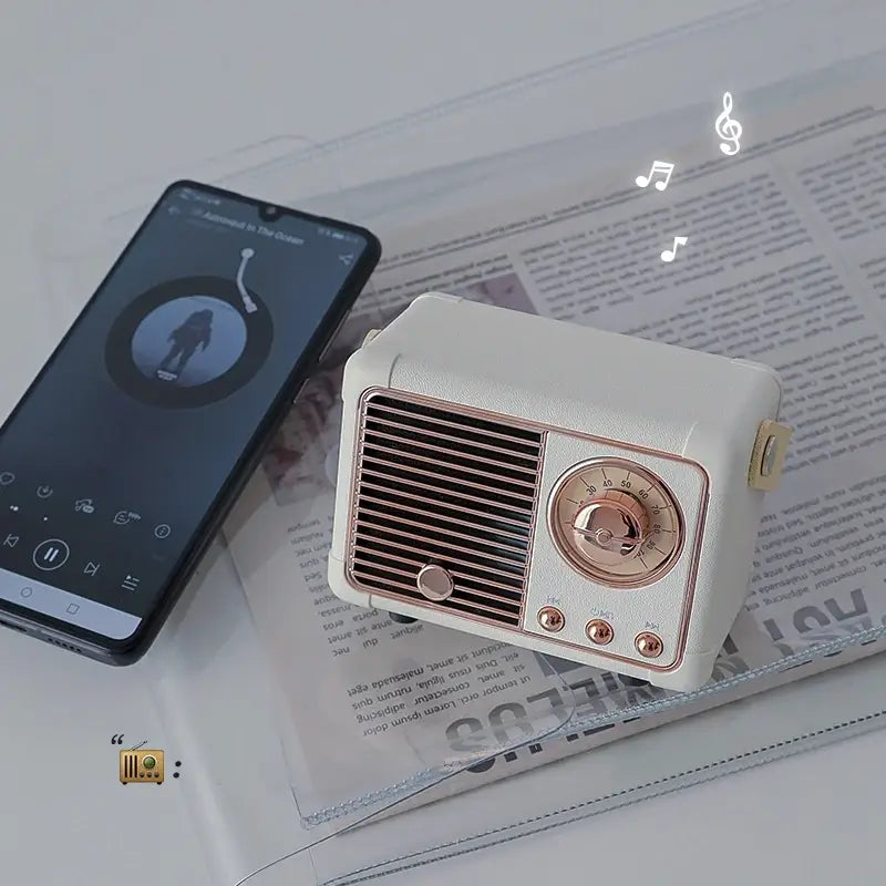 Diy Retro Mini Portable Card Speaker