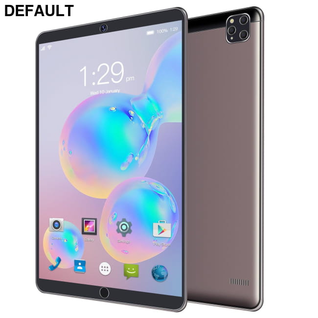 8GB + 256GB Tablet Pc Android 10.0 Portable 10.1 Inch 4G Dark Gray / 8g & 8MP 13MP + Tablets Computers
