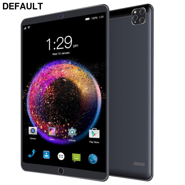 8GB + 256GB Tablet Pc Android 10.0 Portable 10.1 Inch 4G Gaming Tablets Black / 8g & 8MP 13MP + Computers