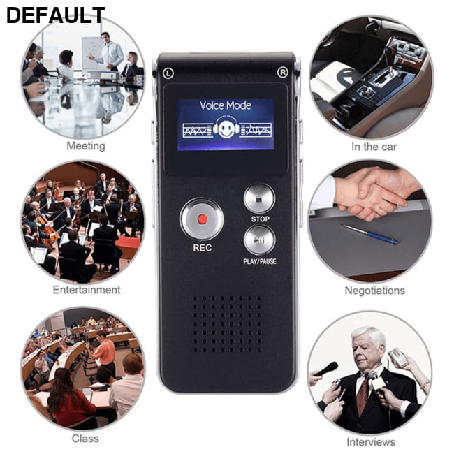 8GB Voice Activated Recorder Lectures Meetings Interviews Digital Electronics