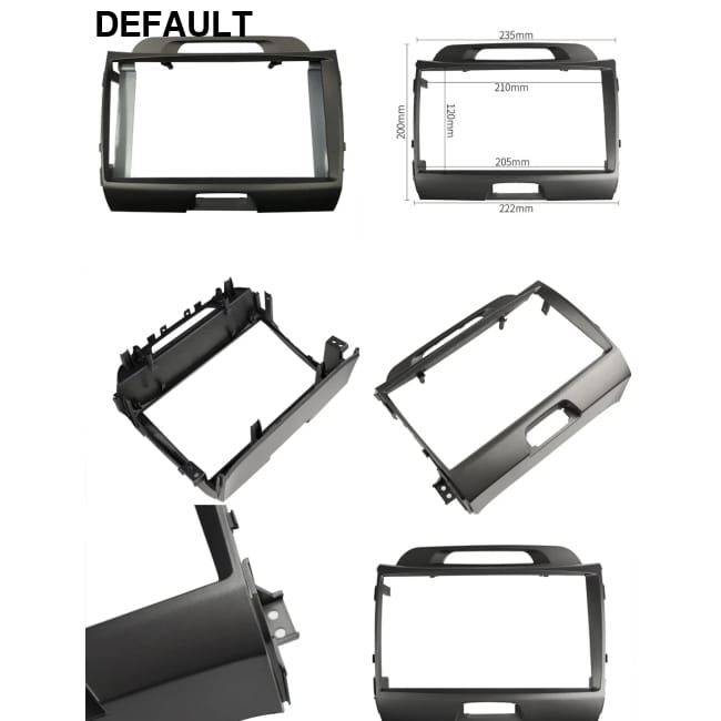 9 inch Car Radio Fascia for KIA SPORTAGE 2010-2015 Stereo frame-cord Installation Kit Electronics