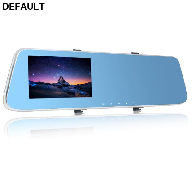 907T 4.3’’ Car DVR Version Upgrade 1080P Touch Screen Camera Rearview Mirror Dual Lens Video Recorder Dash Cam built