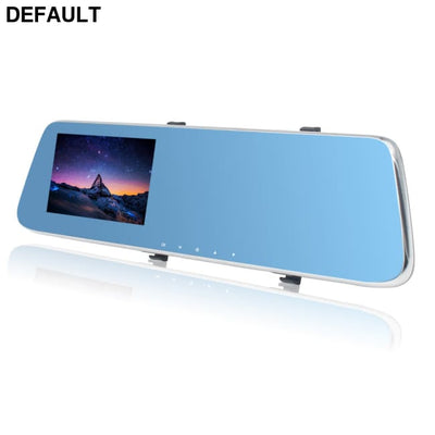 907T 4.3’’ Car DVR Version Upgrade 1080P Touch Screen Camera Rearview Mirror Dual Lens Video Recorder Dash Cam built
