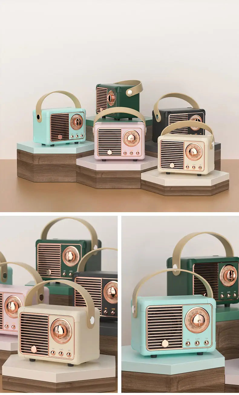 Diy Retro Mini Portable Card Speaker