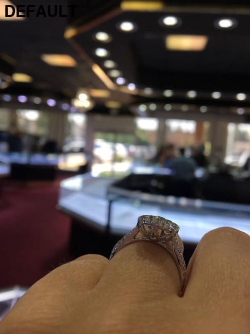 925 Silver Color Sterling 2 Carats Diamond Ring for Women 100% Jewelry Natural Gemstone Anillos De Bizuteria bijoux