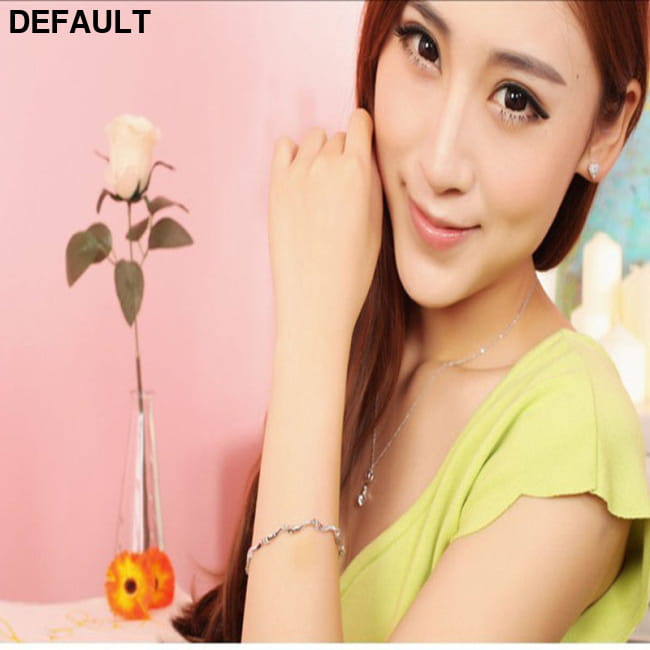 925 Sterling Silver Bracelet Korean Jewelry White / Women Bracelets Best Selling Products