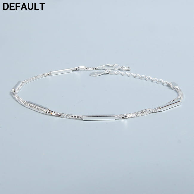 925 Sterling Silver Stick Bracelet default Women Bracelets Best Selling Products