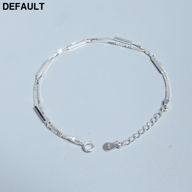 925 Sterling Silver Stick Bracelet default Women Bracelets Best Selling Products