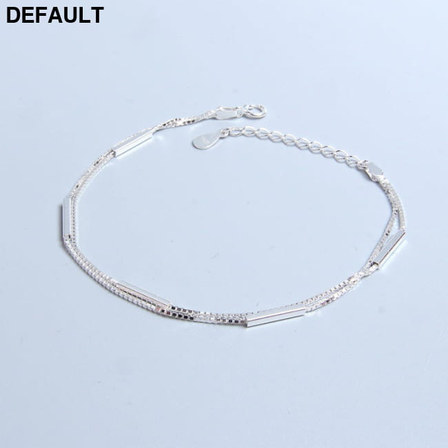 925 Sterling Silver Stick Bracelet default Women Bracelets Best Selling Products