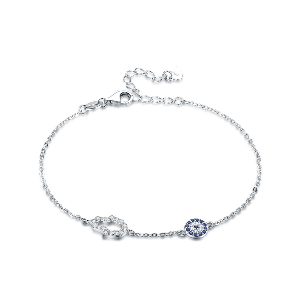 Sterling silver personality bracelet