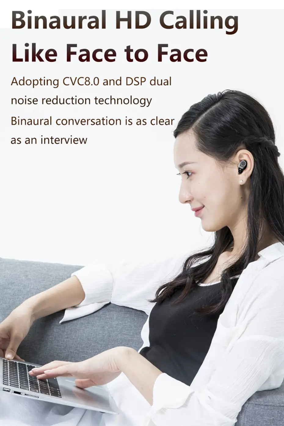 TWS Wireless Bluetooth 5.0 Earphone 9D HiFi Stereo Sport Waterproof Headphones Touch Mini Earbuds Headset with 2000mAh