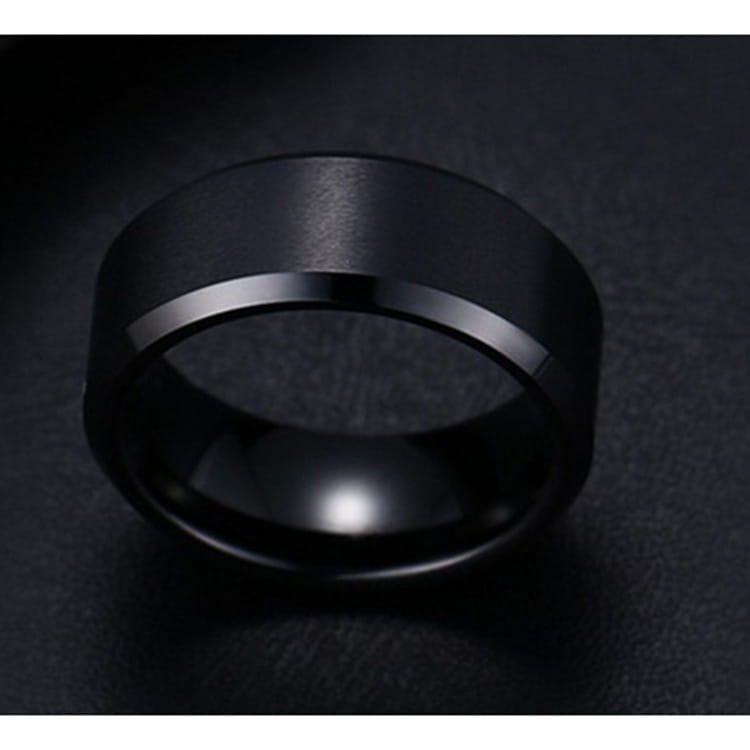 Ring Men Titanium Black