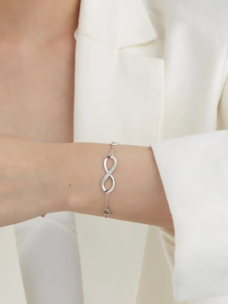 Sterling Silver 8 Bracelet Female Jewelry