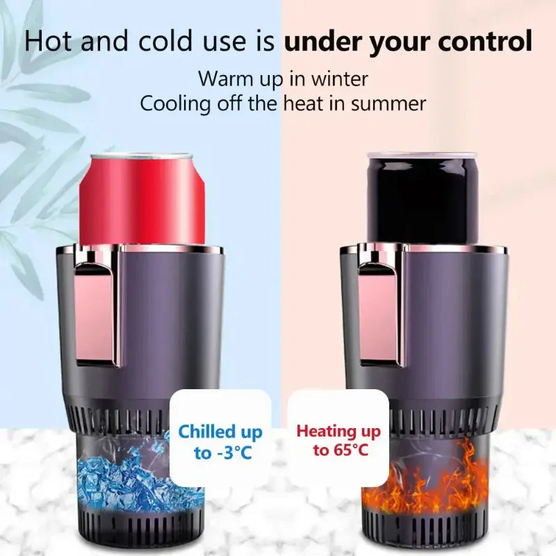 2 In1 Car Heating Cooling Cup 12V Smart Holder