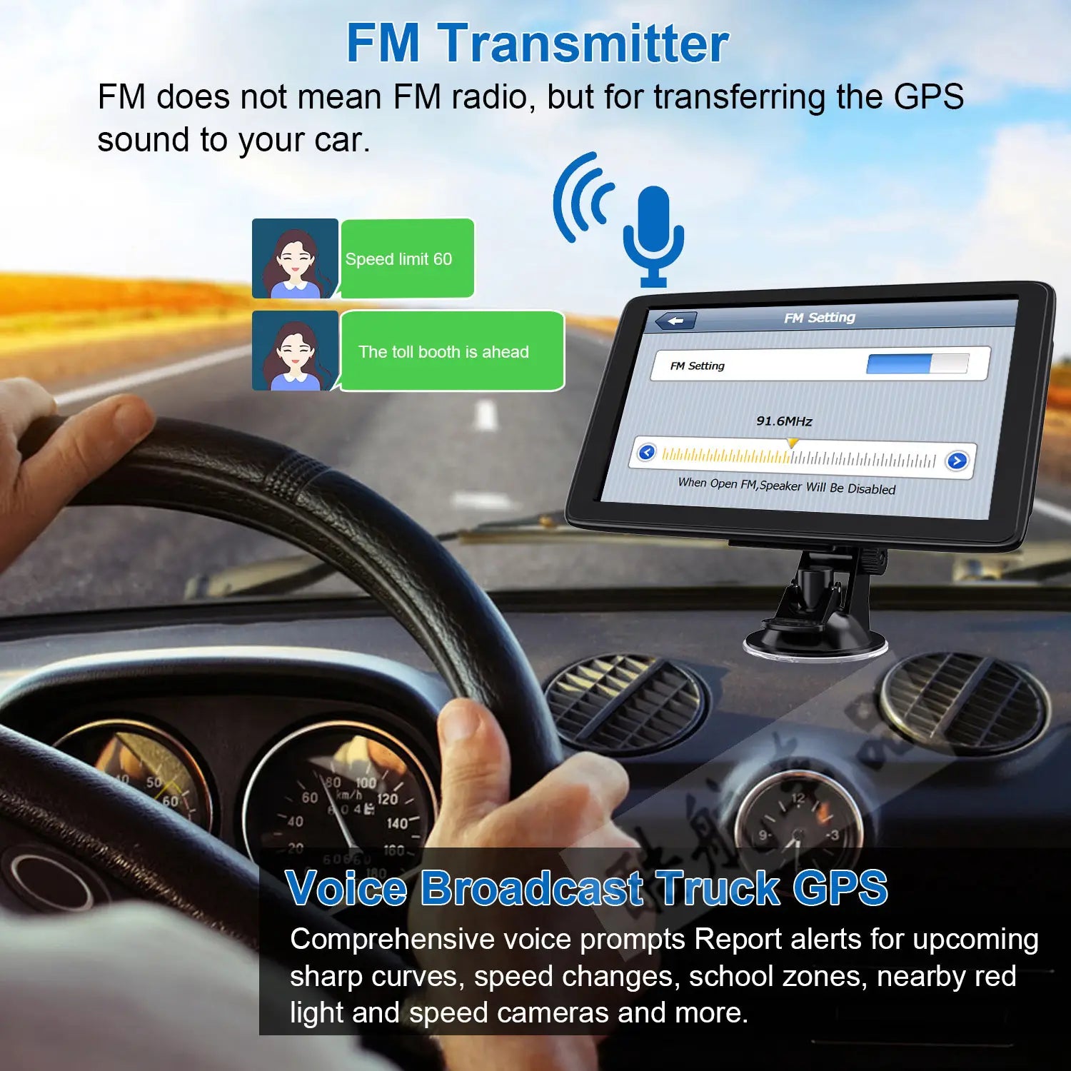 Portable 7inch Car GPS Navigator for Universal Use in Cars