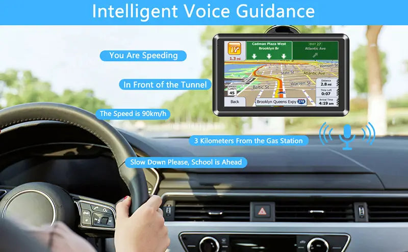 Portable 7inch Car GPS Navigator for Universal Use in Cars