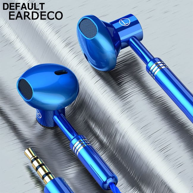 9D Stereo Wired In-Ear Earphones with Microphone for Bass silvery Best Selling Products