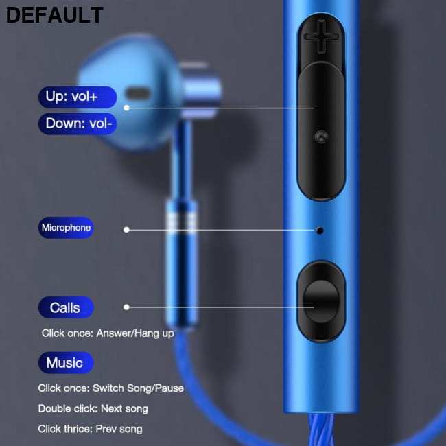 9D Stereo Wired In-Ear Earphones with Microphone for Bass silvery Best Selling Products