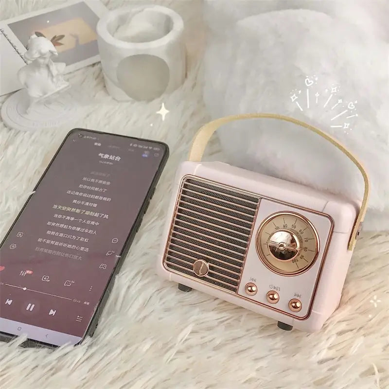 Diy Retro Mini Portable Card Speaker