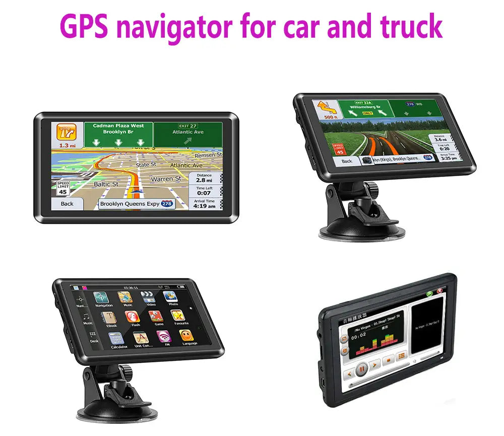 Portable 7inch Car GPS Navigator for Universal Use in Cars