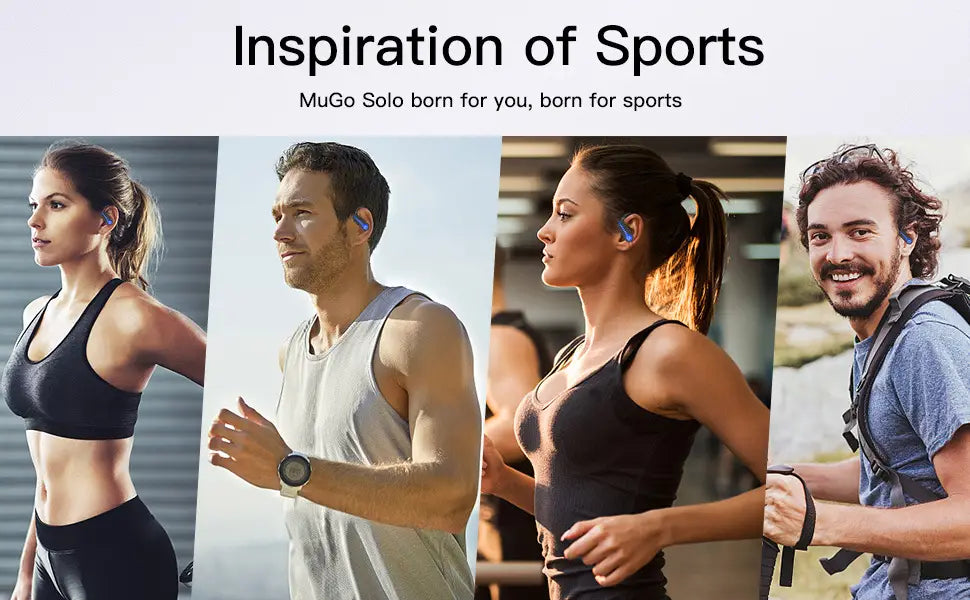 New Long Life Noise Cancelling Wireless Bluetooth Headset TWS In-Ear Q62 Sports Business