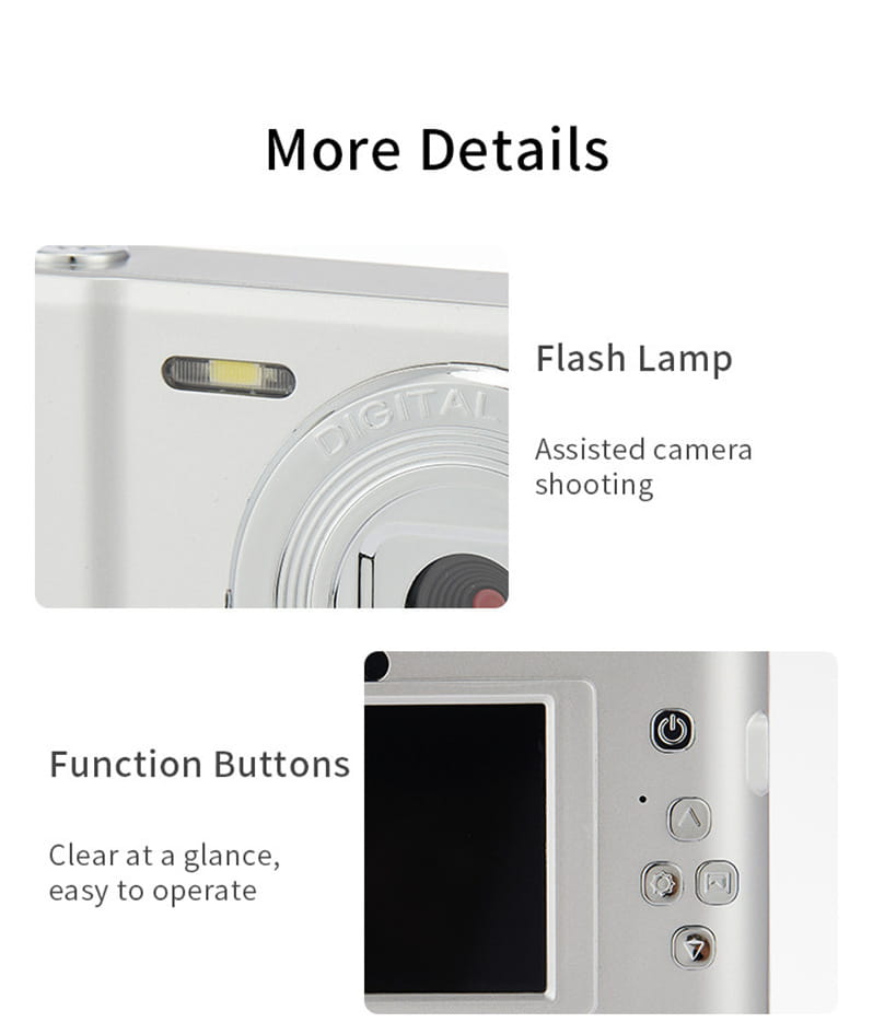 HD D04 Digital Retro Camera Portable Campus Entry Small CCD