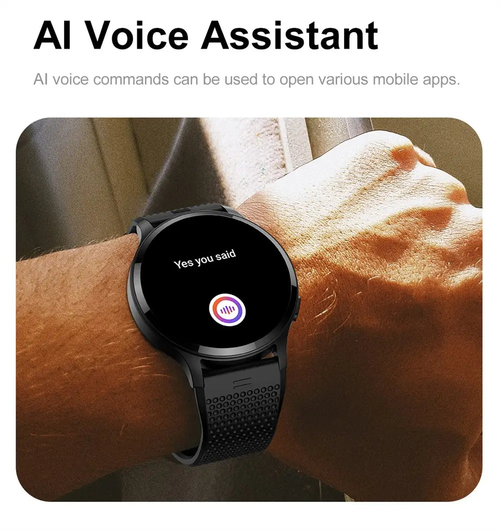 Men and women waterproof bluetooth call smart watch heart rate blood oxygen all day detection 15 kinds of sports push