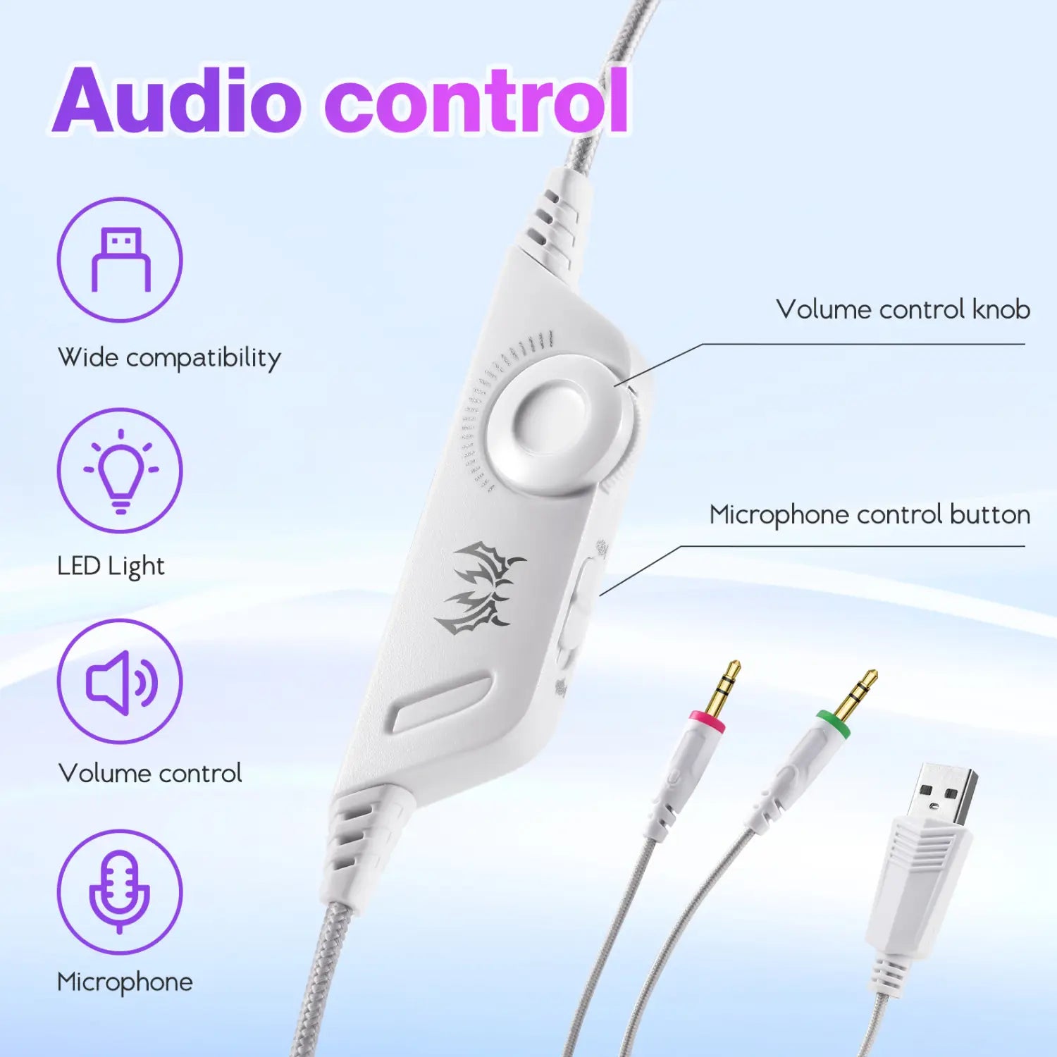 G2000 Head Mounted Wired Gaming Earphones Computer Esports