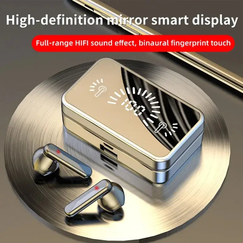 S20 TWS Wireless Bluetooth Headset with Charge Box Noise Cancelling LED Earbuds Mic Headphones Earphones
