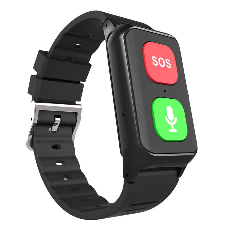 A70 Elderly GPS Positioning Watch Locator With Heart Rate Measurement Body Temperature Smart Bracelet