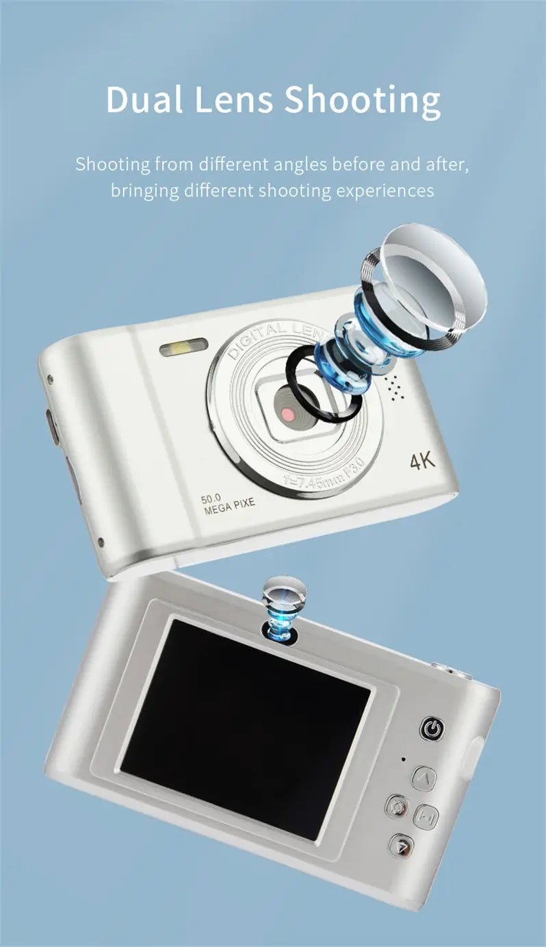 HD D04 Digital Retro Camera Portable Campus Entry Small CCD