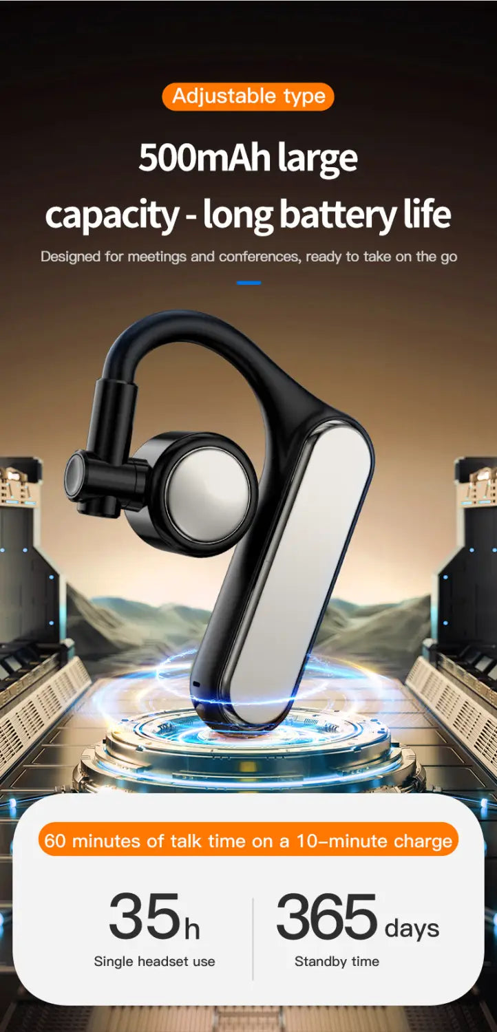 Z8 Bluetooth earphones wireless single ear business hot selling 5.4 long endurance single-sided hanging