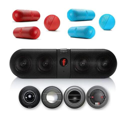 Pill Shaped Super Bass Speaker Wireless Portable Mini