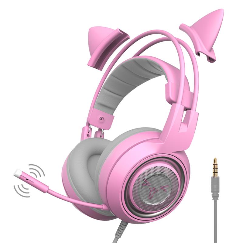 Wired Headphones Gaming Headset 3.5mm Stereo Surround Sound USB 7.1 Led Light Earphones With Microphone For PS4 Game