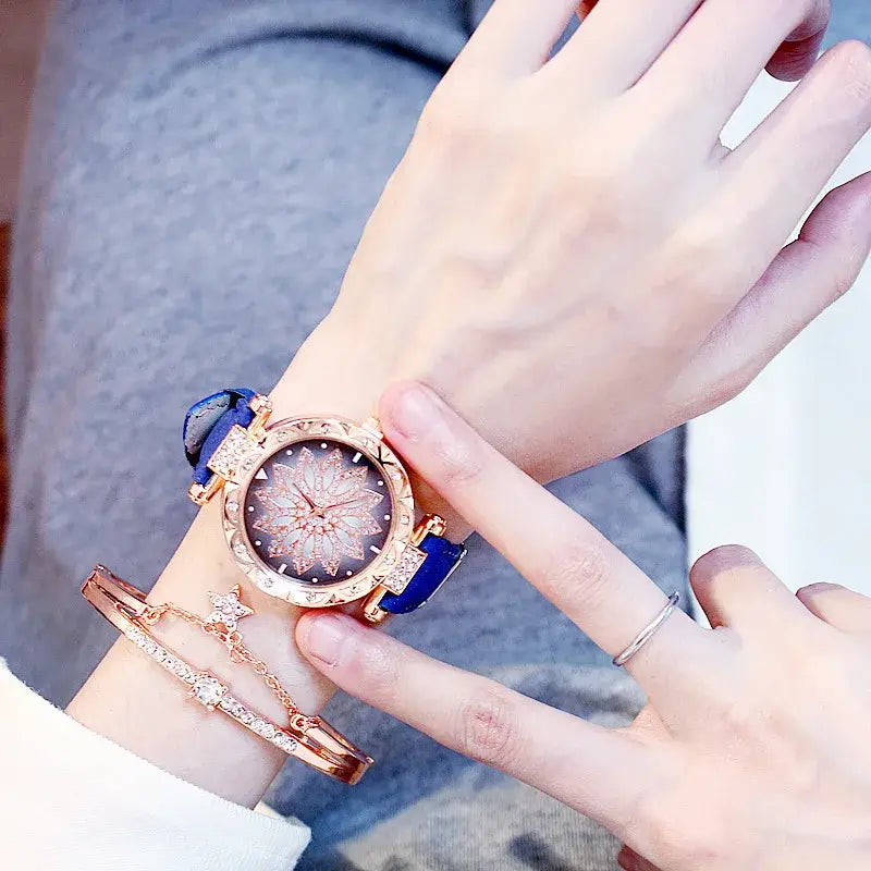Rose Gold Diamond Watch