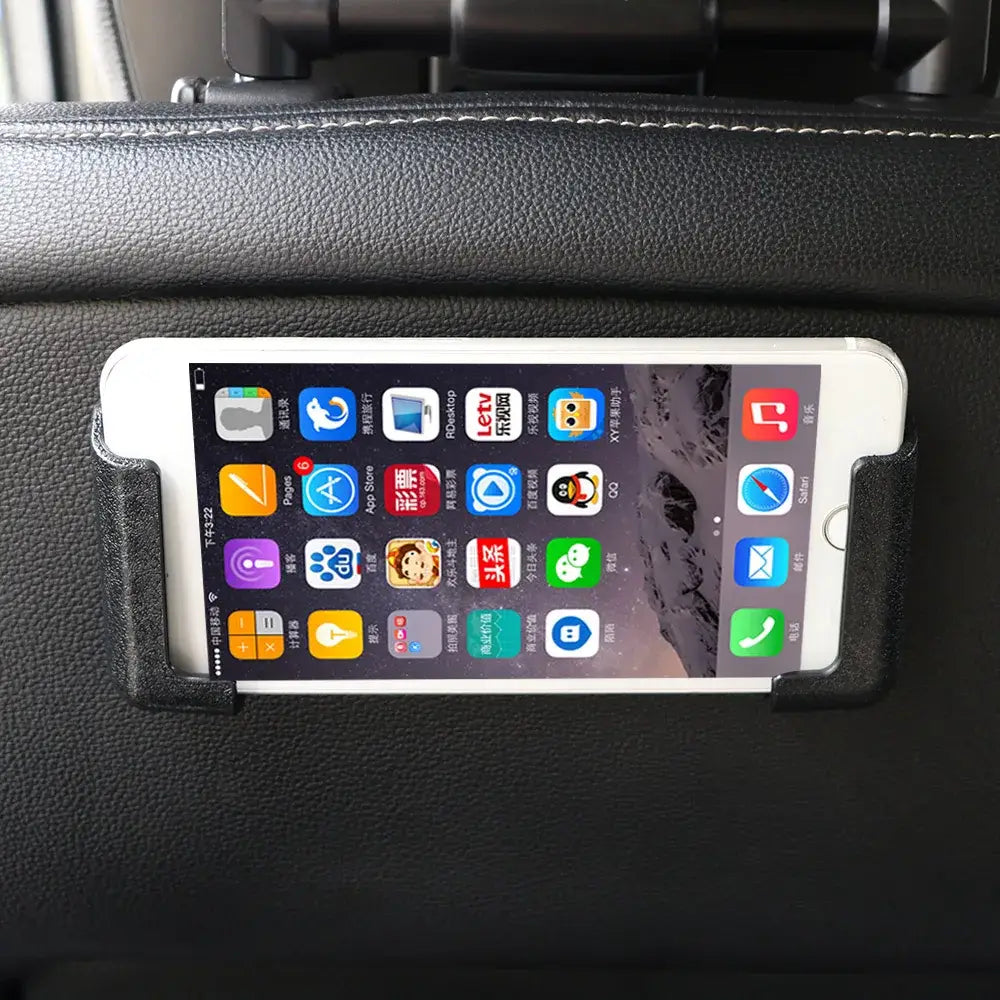 LEEPEE Adjustable Width Car Interior Accessories Multifunction Cell Phone Holder GPS Display Bracket Self-adhesive