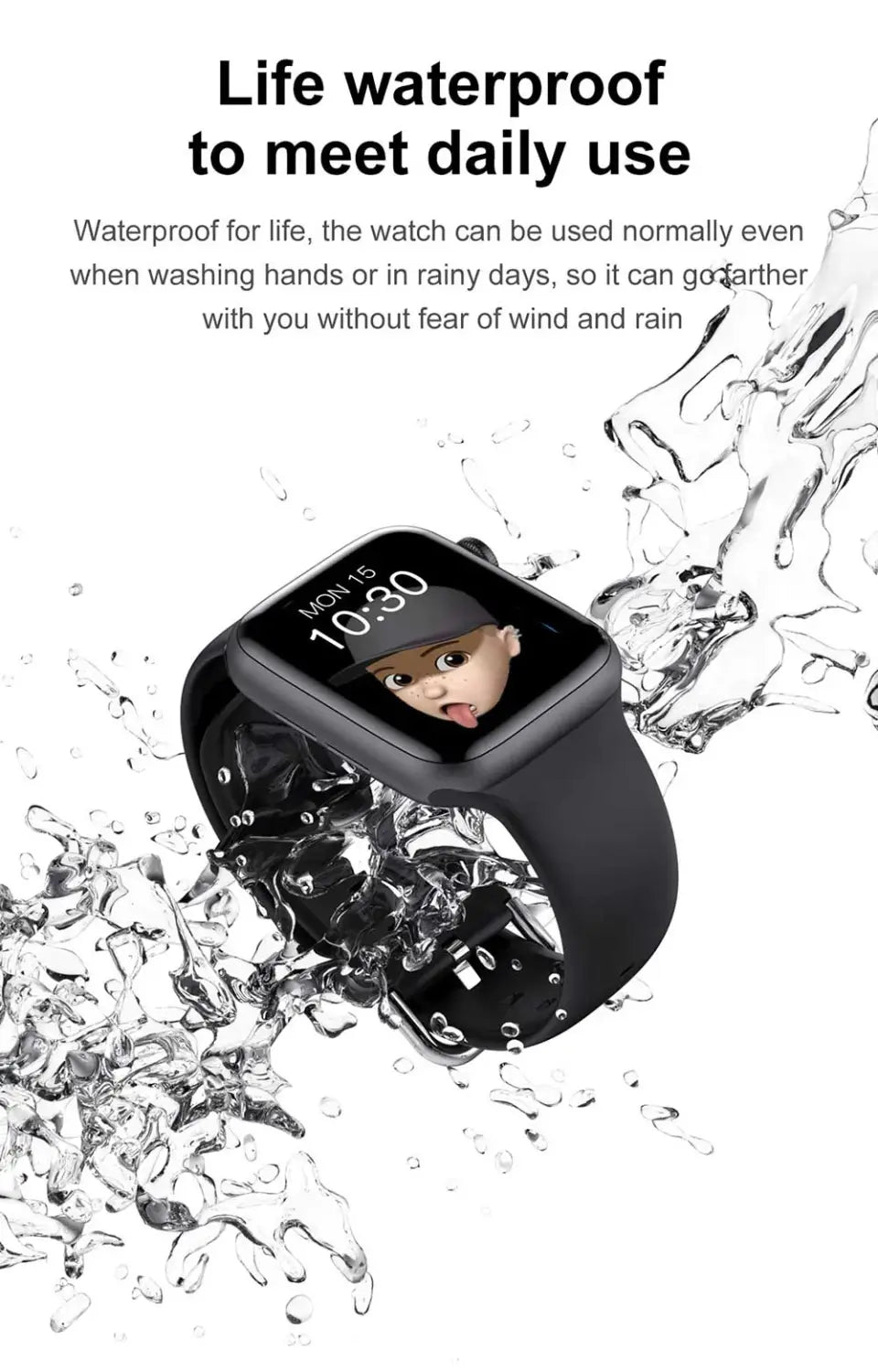 X8 MAX Smartwatch: Waterproof & Bluetooth