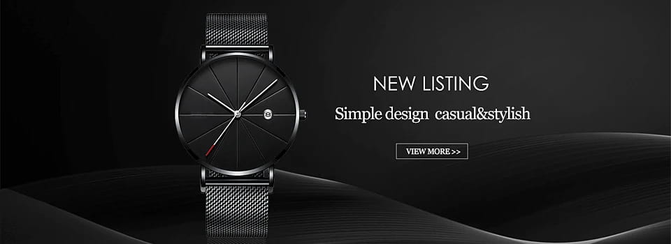 Mesh Band Steel Watch - Classic Men’s Timepiece