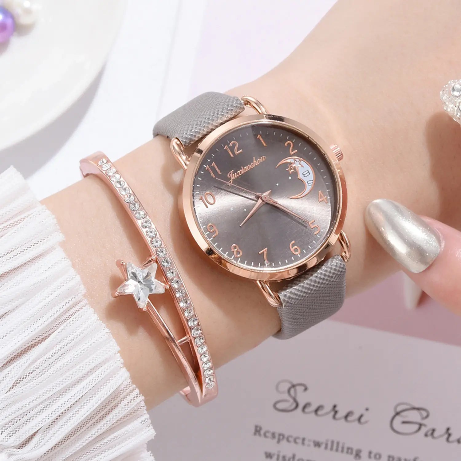 Women Watches Luxury Leather Band Watch Dress Clock Lady