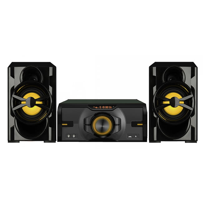 wooden Hign-end BT home theatre hifi karaoke system speaker