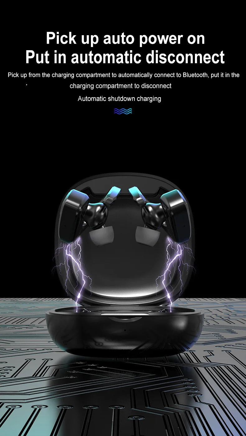 T11 Led Display Bluetooth Earphones TWS Wireless Sports headphones earburds Waterproof 8D Stereo Handsets with MIC