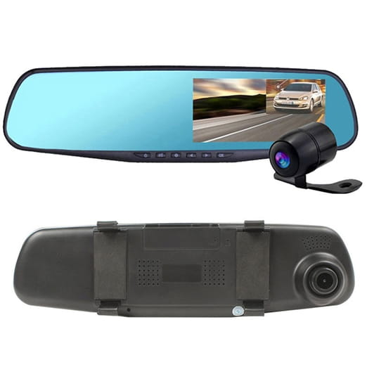 Factory wholesale Car Dash Cam 4.3’’ LCD FHD 1080p Dual